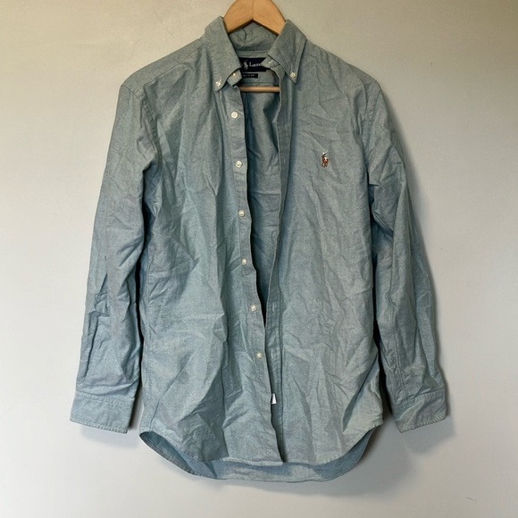 Ralph Lauren Light Mint Green Button-Down Shirt - Picture 1 of 6